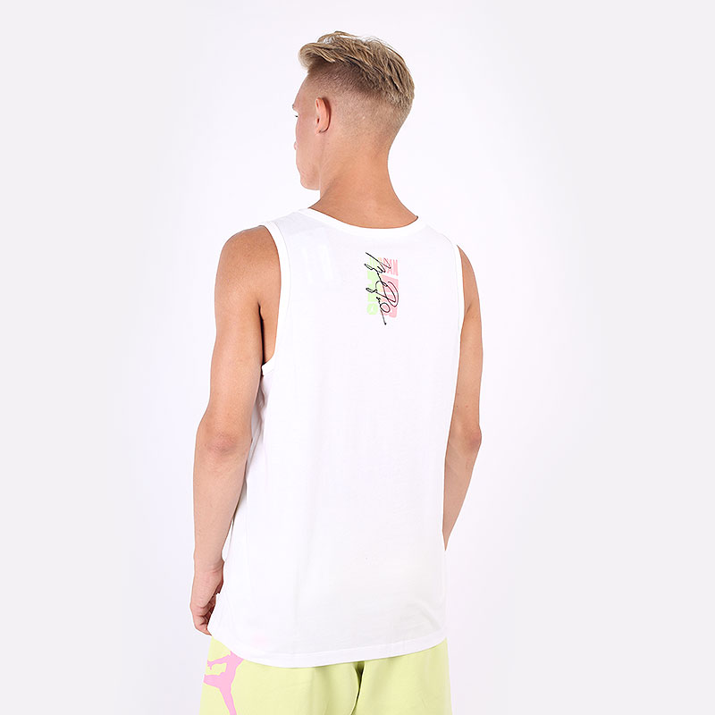 мужская белая майка Jordan Sport DNA Tank CZ8295-100 - цена, описание, фото 4